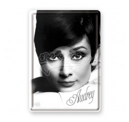 Blechpostkarte "Audrey Hepburn" Nostalgic Art