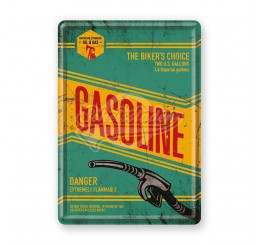 Blechpostkarte "Gasoline" Nostalgic Art
