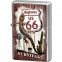 Feuerzeug "Highway 66 US Highways" Nostalgic Art na-80236 Maße (H x B x T): 3,5 x 5,5 x 1,2 cm <br> massives Edelstahl <br> Benzinfeuerzeug<br> mit Doming-Sticker<br> nachfüllbar im scheissladen-00